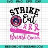 Strike Out Breast Cancer Cleveland Indians Svg