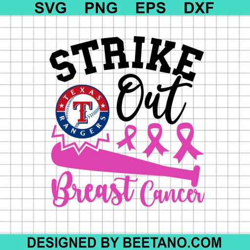 Strike out breast cancer Philadelphia Phillies SVG
