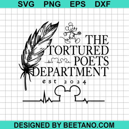 The tortured poets Department SVG