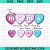 This Mama Wears Her Heart On Her Sleeve Svg