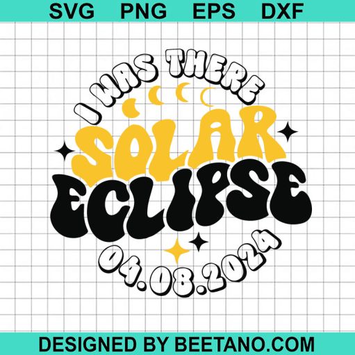 I was There Solar Eclipse April 08 SVG