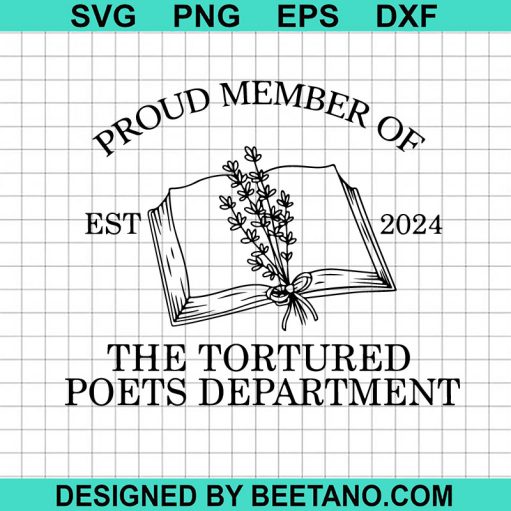 Proud Member Of The Tortured Poets Department SVG