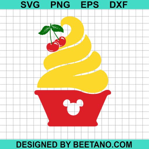 Disney Cream Cherry SVG