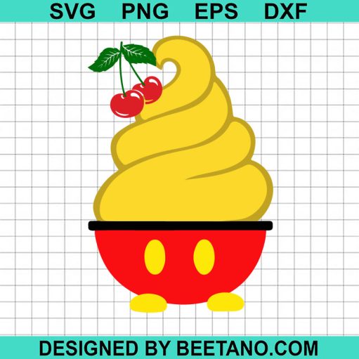 Dole Whip Disney with Cherry SVG