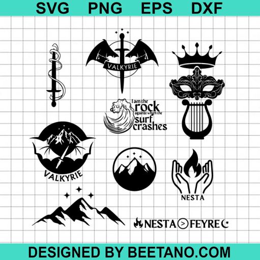 ACOTAR Valkyries Bundle SVG