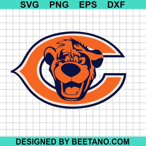 Chicago Bear Baloo Disney Cartoon SVG