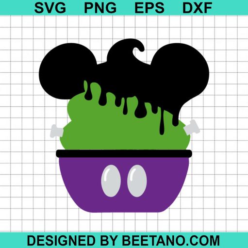 Mickey Halloween Drips Cup SVG