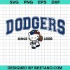 Hello Kitty Dodgers Since 1958 Svg