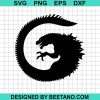 Godzilla X Alien Funny Svg