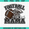 Football Mama Leopard Print Svg