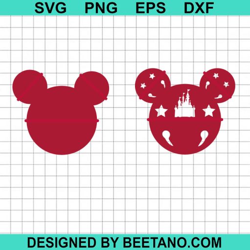 Mickey ears Star SVG Cut file