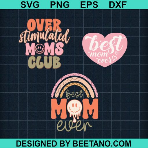 Over stimulated moms club SVG