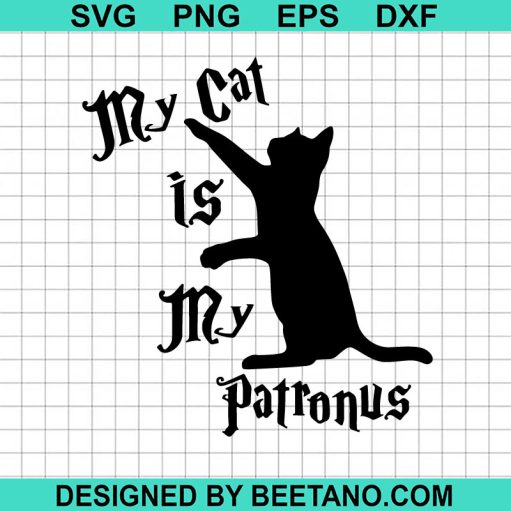 My cat is my Patronus SVG