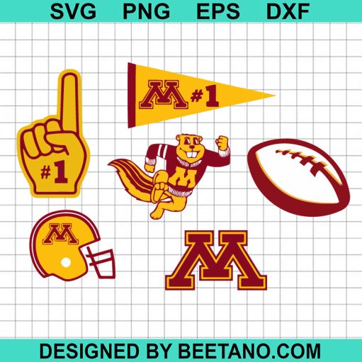 Minnesota Golden Gophers football Bundle SVG