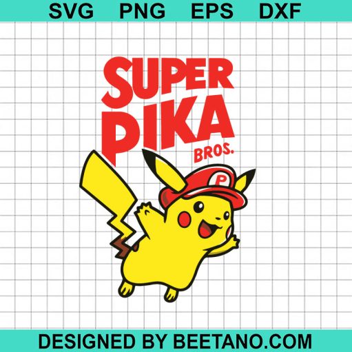 Super Pika Mario Bros SVG