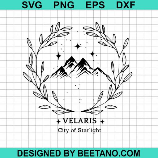 Velaris City of Starlight SVG