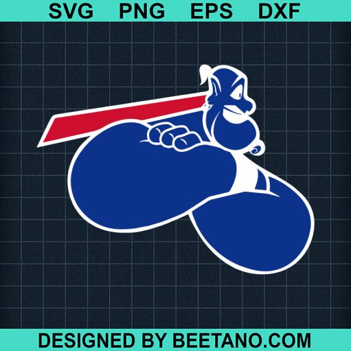 Buffalo Bills Football Genie SVG