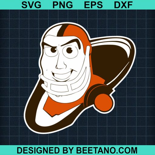 Buzz Lightyear Football Logo SVG