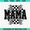 Checkered Racing Mama Svg