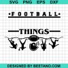 Football Stranger Things Svg