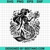 Little Mermaid Mandala Svg