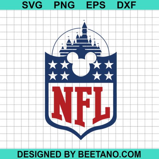 NFL Disney Castle SVG