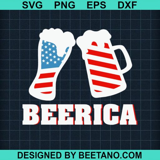 Beerica Beer 4Th Of July Svg
