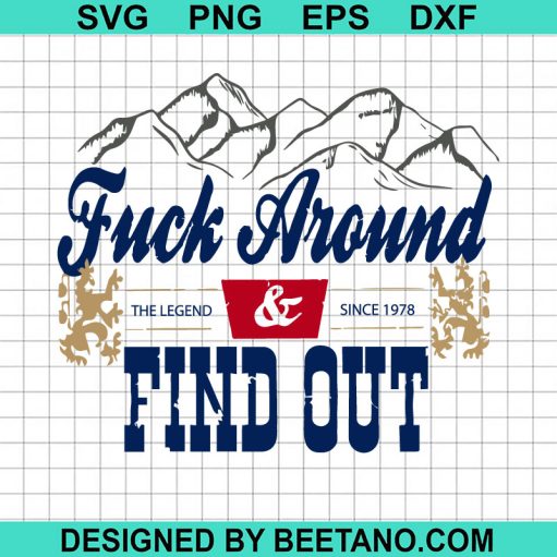 Coors Light Beer Fuck Around And Find Out Logo Svg