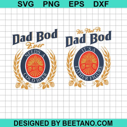 Dad Bob Miller Lite Beer Logo SVG