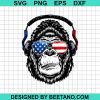 Gorillas With America Sunglass Svg