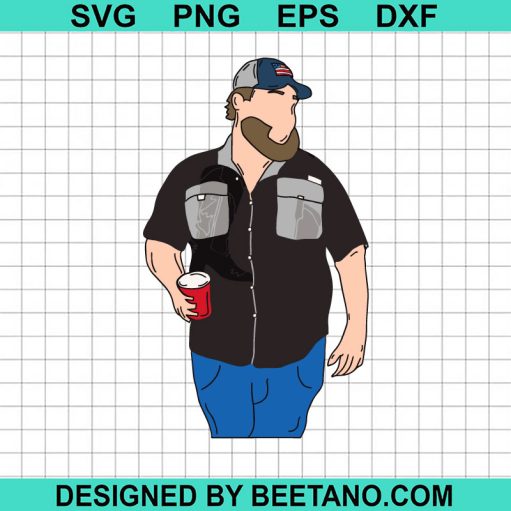 Luke Combs Drink Cofee SVG