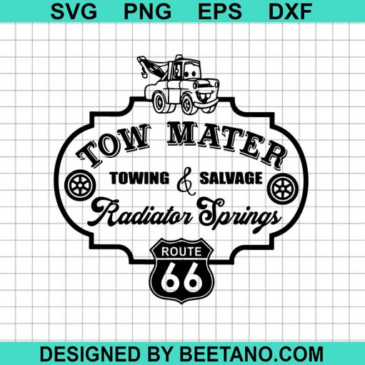 Tow Matter Cars Movie Svg