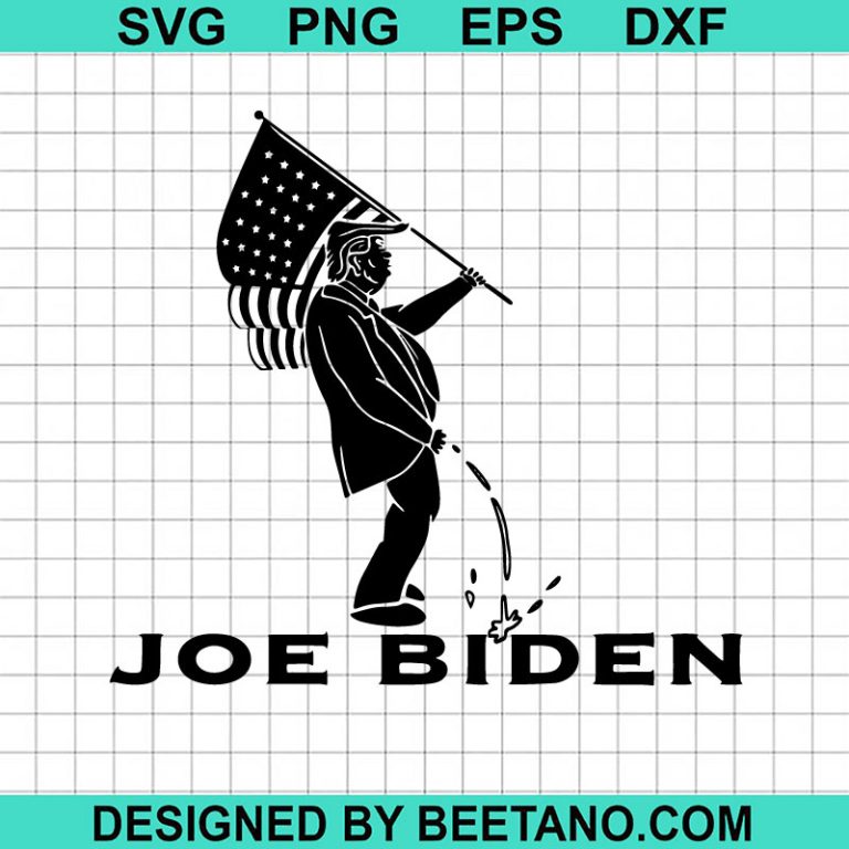 Funny Political Fridge Magnet - 'Trump Peeing On Biden' Design, 6x6 Inches, Made In USA, Novelty Gift