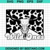 Wild One Werstern Skull Svg
