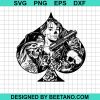 Woman And Gun Spades Tattoo Svg