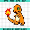 Charmander Pokemon Pixel Svg