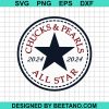 Chucks And Pearls All Star 2024 Svg