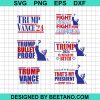 Donald Trump Vance Fight Shooting Bundle Svg