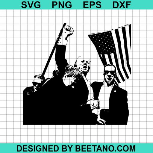 Trump Rally Shooting SVG
