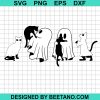 Black Cat Ghost Halloween Svg