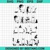 Black Cat Witch And Ghost Svg Bundle