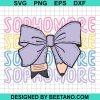 Coquette Bow Sophomore Svg