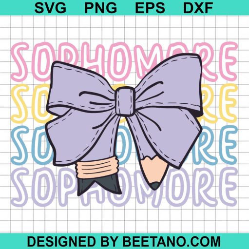 Coquette Bow Sophomore SVG
