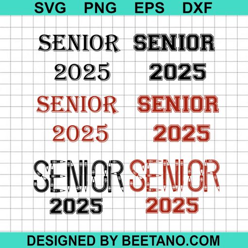 Senior 2025 Svg Bundle