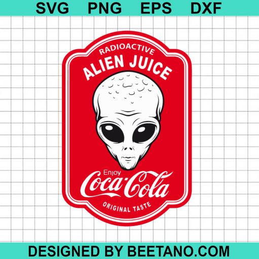 Alien Juice Coca Cola SVG
