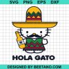 Hola Gato Hello Kitty Mexican Svg