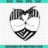 Jack Skellington Butt Woman Svg