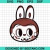 Labubu Smile Face Svg