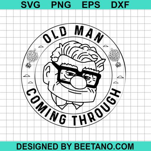 Old Man Coming Through Svg