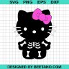 Hello Kitty Skull Halloween Svg